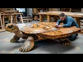 Download Lagu Insanely Creative DIY Coffee Table with Lifelike Turtle Design – You Can't Take Your Eyes Off It!