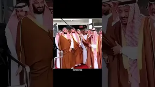 الملك سلمان والامير محمد بن سلمان محمد بن سلمان Mohammed Bin Salman السعودية الملك سلمان 