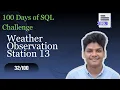 Weather Observation Station 13 Days Of SQL Challenge HackerRank Solutions