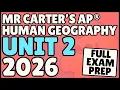 AP Human Geography Unit 2 Review 56-Minute Study Session - Mr Carter s Guides