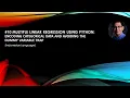 Multiple Linear Regression in Python Encoding Categorical Data and Avoiding Dummy Variable Trap
