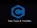 Data types and Variables in C Programming Session-3 ENG