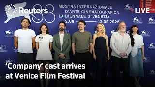 LIVE: Casey Affleck and the cast of ‘Company’ arrive at the Venice Film Festival