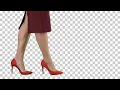 Woman Legs In Red Heels Stock