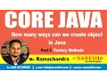 How many ways can we create object in Java Part 3 Factory Methods Core Java Tutorial
