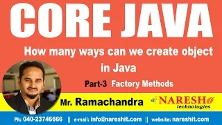 How many ways can we create object in Java Part 3 Factory Methods Core Java Tutorial