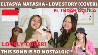 Download REACTION to ELTASYA NATASHA ft. Indah Aquila - LOVE STORY | Taylor swift Cover 😍 MP3