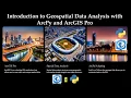 Introduction to Geospatial Data Analysis with ArcPy and ArcGIS Pro