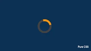 How to Create a Loading Circle in with HTML CSS Code