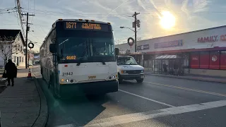 NJ Transit On Board 2021 MCI D4500CT On Bus Route 167T Turnpike Exp To Teaneck 2024