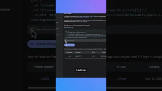 Get started developing with Gemini API