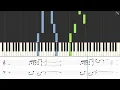Aphex Twin - aisatsana | Piano Tutorial | Synthesia | Sheet Music
