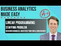 How to Solve Staffing Problems Using Linear Programming