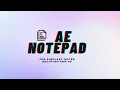 AE Notepad for After Effects