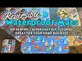 DIY Tutorial - No Sew Waterproof Fabric Mats are a Breeze Home Business Winner