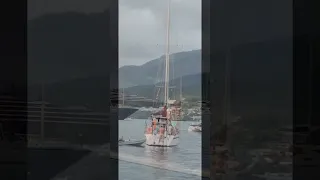 Anchorage A$$ets 🍑 #boatviews #sunset #neveradullmoment #sailing #shorts