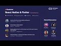 React Native Flutter Hybrid Meetup GeekyAnts September 2022