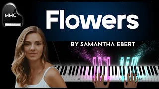 flowers by samantha ebert piano cover sheet music u0026 lyrics