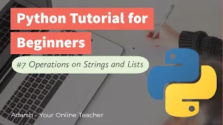 Basic String and List Operations Python Tutorial for Beginners