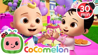 The CoComelon Birthday Party! 🥳 | CoComelon - Learning with Me | Kids Songs & Nursery Rhymes