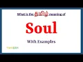 Soul Meaning in Tamil Soul in Tamil Soul in Tamil Dictionary