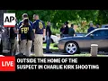 Download Lagu LIVE: Outside the home of the suspect in Charlie Kirk shooting