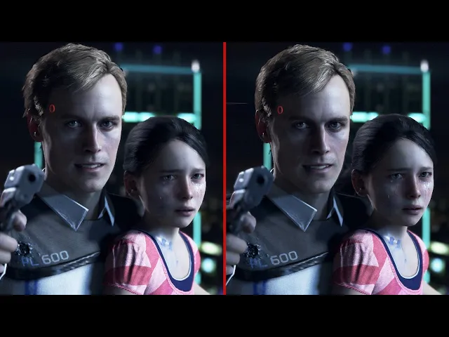 Detroit: Become Human Graphics Comparison - PS4 vs. PS4 Pro