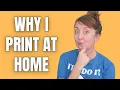 Why I Print at Home for Planners Memory Keeping And When I Don t