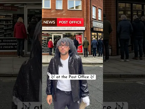 Michael Jackson at the post office 😂