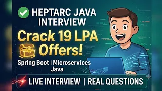 TCS Java Developer Mock Interview 3 7 Years Experience Java 8 Spring Boot Microservices SQL