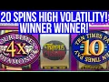 THE 20 SPIN METHOD! 🎰 WE TRIED IT ON 14 HIGH VOLATILITY SLOTS AND WON! $100 ROLL FOR THE BANKROLL!