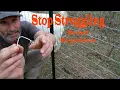 How to install T-post clips