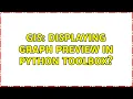 GIS Displaying graph in Python Toolbox
