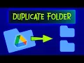 How to make a Copy of a Folder in Google Drive - Short Tutorial