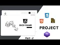 Dice Game Using Html CSS JavaScript Bootstrap Part 2