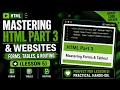 HTML Forms Tables Multi-Page Websites for Beginners