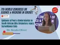 WCSMC 2023 Foot Ankle Injuries in South African Elite Cricketers - Dr Benita Oliver