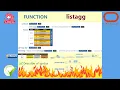Oracle FUNCTION LISTAGG