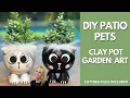 DIY Patio Pets - Clay Pot Garden Art Craft Fair Ideas 2024