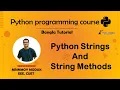 7 Python Strings and String Methods Python Bangla Tutorial - Mrinmoy Modak
