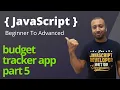 JavaScript Bangla Tutorial 22 Budget Tracker Challenge Phase 5
