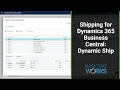 Shipping for Dynamics 365 Business Central Dynamic Ship
