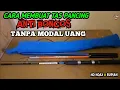 cara membuat tas pancing hemat tanpa modal uang