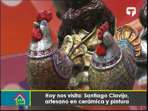 Hoy nos visita Santiago Clavijo, artesano en cerámica y pintura