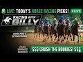 LIVE HORSE RACING Saratoga Colonial Downs Delaware Park more en vivo