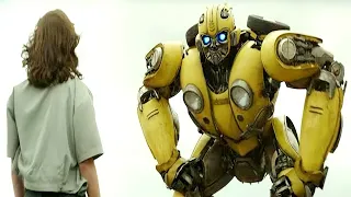 ملخص فيلم بامبلبي عربيات فضائيه متحوله بتحتل كوكب الارض وبتدمره BumbleBee 