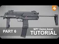 Blender MP7 Game Asset Tutorial Part 6 Barrel