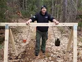HOW TO build a steel hanging target stand Sturdy quick and easy Step by step build and testing
