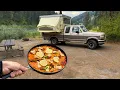 Download Lagu Overnight Riverside Truck Camping - Brown Trout Paella