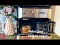 Unboxing and How to Use the Delonghi combination Coffee